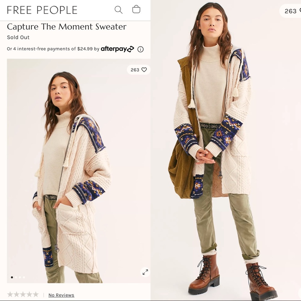 FREE PEOPLE Capture The Moment Sweater